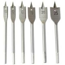 Jogo De 6 Brocas Chatas Para Madeira 3/8 - 1 4dl Jogo De 6 Brocas Chatas Para Madeira 3/8 - 1 4dl