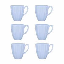 Jogo de 6 Canecas 360 ml Flora Áster Oxford Jogo de 6 Canecas 360 ml Flora Áster Oxford