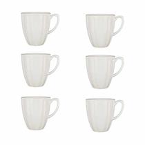 Jogo de 6 Canecas 360 ml Flora Camélia Oxford Jogo de 6 Canecas 360 ml Flora Camélia Oxford