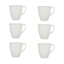 Jogo de 6 Canecas 360 Ml Oxford Flora Camélia