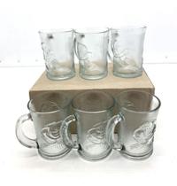 Jogo de 6 Canecas de Vidro 180ml
