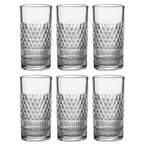 Jogo de 6 Copos Alto Esplanada de Cristal Ecológico 350ml - L'Hermitage