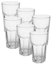Jogo De 6 Copos Altos Casablanca Em Vidro 355Ml - Pasabahce