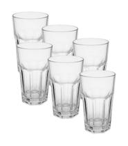 Jogo De 6 Copos Altos Casablanca Em Vidro 415 Ml - Pasabahce