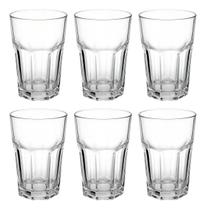 Jogo De 6 Copos Altos Vidro 350ml Praticasa