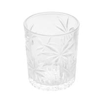 Jogo De 6 Copos Baixos De Cristal 340ml Palm Tree Wolff