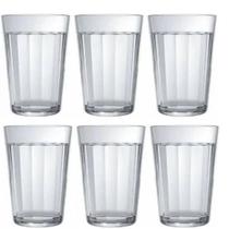 Jogo de 6 Copos de Vidro Americano 325ML Jogo de 6 Copos de Vidro Americano 325ML