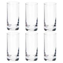 Jogo de 6 copos em cristal para água ou suco Bohemia Barline 230ml: Elegância e Cristal Tcheco Original