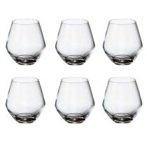 Jogo de 6 Copos em Cristal para Whisky 500ml Jogo de 6 Copos em Cristal para Whisky 500ml