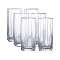 Jogo de 6 copos Leia em vidro 310ml -Pasabahce Jogo de 6 copos Leia em vidro 310ml -Pasabahce