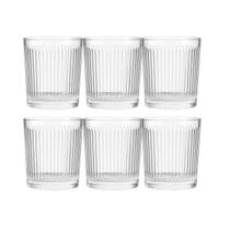 Jogo de 6 Copos Lines em Vidro 360ml Jogo de 6 Copos Lines em Vidro 360ml