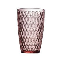 Jogo de 6 copos para Agua e Suco Amelie em vidro 355ml roxo -L Hermitage