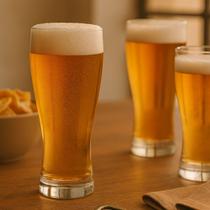 Jogo de 6 Copos para Cerveja Bravo Crisa 320ml