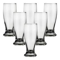 Jogo De 6 Copos Para Chopp Nadir Munich 200ml Transparente