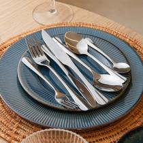 Jogo de 6 garfos e facas para sobremesa Positano 16CM