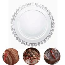 Jogo de 6 Pratos de Cristal Raso da marca Wolff, ideal para suas refeições diárias ou ocasiões especiais.