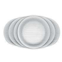 Jogo de 6 Pratos Fundo Diamante 22cm Nadir