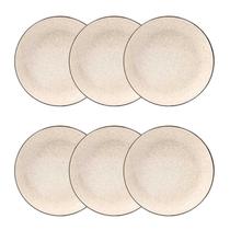 Jogo de 6 Pratos Fundos 20,5 cm Oxford Flat Duna Jogo de 6 Pratos Fundos 20,5 cm Oxford Flat Duna