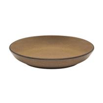 Jogo De 6 Pratos Fundos 20,5 Cm Oxford Flat Ocre