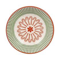 Jogo de 6 Pratos Fundos 20,5 cm Oxford Malabarismo Natalino