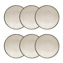 Jogo De 6 Pratos Fundos 20,5 Cm Oxford Unni Brisa Jogo De 6 Pratos Fundos 20,5 Cm Oxford Unni Brisa