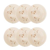 Jogo de 6 Pratos Fundos 20,5 cm Oxford Unni Orquídea Jogo de 6 Pratos Fundos 20,5 cm Oxford Unni Orquídea