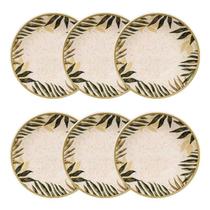 Jogo de 6 Pratos Fundos 20,5 cm Oxford Unni Tropicano
