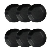 Jogo de 6 Pratos Fundos 22,5cm Oxford Ryo Volcano Jogo de 6 Pratos Fundos 22,5cm Oxford Ryo Volcano