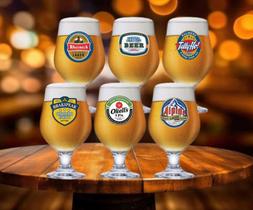 Jogo De 6 Taças Cerveja Linha Beer Ide Gold 380ml - Ruvolo