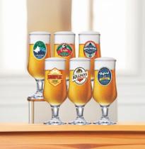 Jogo de 6 taças de Cerveja Barcelona linha Happy Hour 370 Ml Jogo de Copos Ruvolo Jogo de 6 taças de Cerveja Barcelona linha Happy Hour 370 Ml Jogo de Copos Ruvolo