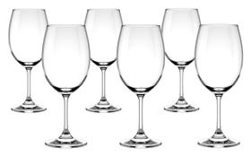 Jogo de 6 Taças de Cristal Bohemia para Água Sense 540 ML Jogo de 6 Taças de Cristal Bohemia para Água Sense 540 ML