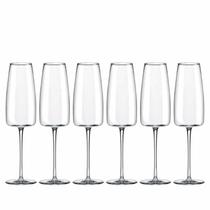 Jogo de 6 Taças de Cristal Espumante 340 ml Petra Classic Oxford Jogo de 6 Taças de Cristal Espumante 340 ml Petra Classic Oxford