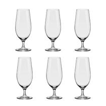 Jogo de 6 Taças de Cristal p/ Cerveja 460ml Beer Glass