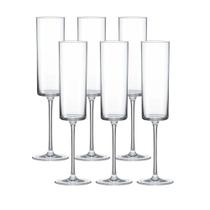 Jogo de 6 Taças de Cristal para Espumante Oxford Minimal Classic 170ml