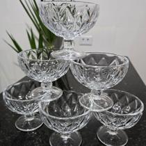 Jogo de 6 Taças de Sobremesa Diamond 380ML ENVIO IMEDIATO