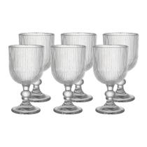 Jogo De 6 Taças De Vidro Reluz 360ml Haus Concept Vidro