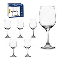 Jogo De 6 Taças De Vidro Vinhedo 350ml Água Vinho