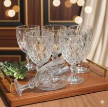 Jogo de 6 Taças Diamond Transparente Gamma