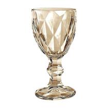 Jogo de 6 Taças L'hermitage Matelasse Em Vidro Ambar 60ml