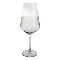 Jogo de 6 tacas para agua Sandra pantografada em cristal ecologico 550ml A25cm