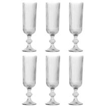 Jogo De 6 Taças Para Champanhe 160ml Cameratta L'herminage Jogo De 6 Taças Para Champanhe 160ml Cameratta L'herminage