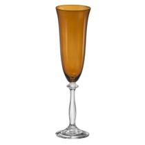 Jogo de 6 tacas para champanhe Angela Colorida em cristal ecologico 1 - Bohemia