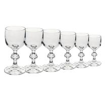 Jogo De 6 Taças Para Licor 50ml Claudia Crystal Bohemia