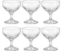 Jogo de 6 tacas para licor Praline em cristal ecologico 55ml A7,1cm Jogo de 6 tacas para licor Praline em cristal ecologico 55ml A7,1cm