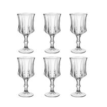 Jogo de 6 Taças para Licor Shot Vidro Elure 50ml 10,5x5cm