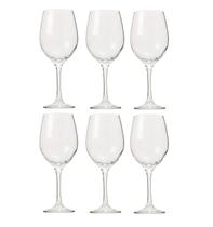 Jogo De 6 Taças Para Vinho Agua Vidro Barone 490ml Nadir Jogo De 6 Taças Para Vinho Agua Vidro Barone 490ml Nadir