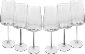 Jogo de 6 Taças para Vinho Alex Optic (600ml) da Bohemia Jogo de 6 Taças para Vinho Alex Optic (600ml) da Bohemia