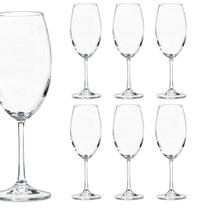 Jogo de 6 taças para vinho branco/Chardonnay Milvus em cristal ecologico 400ml