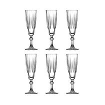 Jogo De 6 Taças Pasabahçe P/ Champanhe Vidro 170Ml A19,5Cm Jogo De 6 Taças Pasabahçe P/ Champanhe Vidro 170Ml A19,5Cm