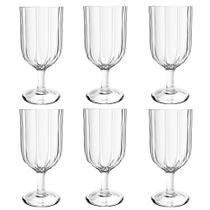 Jogo de 6 Taças Refinato em Vidro 330ml - L Hermitage Jogo de 6 Taças Refinato em Vidro 330ml - L Hermitage